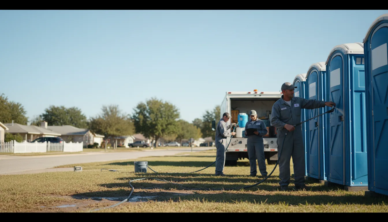 Long-Term Portable Toilet Rental in Milledgeville, GA near me